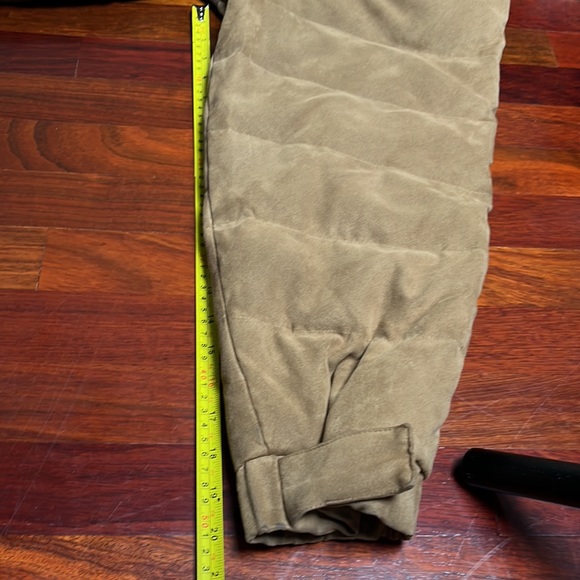 Womens XL Outback Trading Company Snow Mountain Down Jacket Dark and Light Brown - Picture 10 of 16